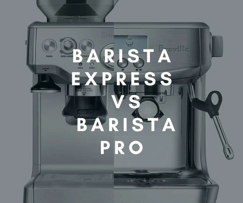 Breville Barista Express vs Barista Pro 6 Greyscale Photo Biking Facebook Post 2