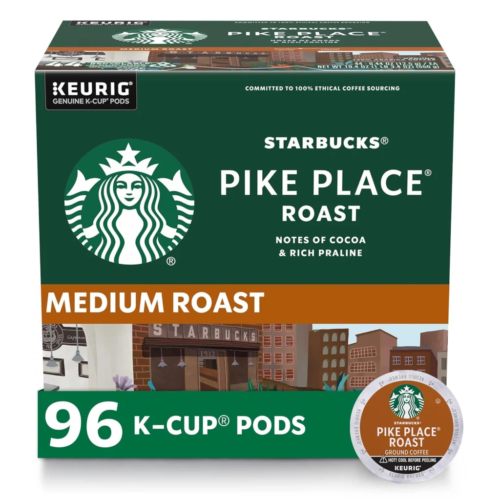 Starbucks Pike Place Roast K-Cup pods