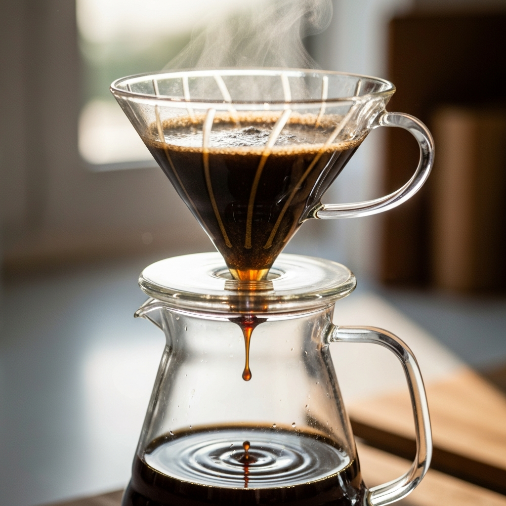 Is your V60 pour-over stalling? Discover the 7 common causes of a choked coffee brew and learn how to fix them to prevent bitter, over-extracted coffee.